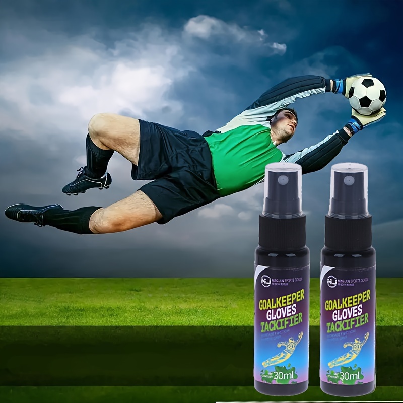 

1/2pcs, 30ml Goalkeeper Gloves Tackifier Spray Bottles, Soccer Grip Sprayer For Latex Goalkeeper Gloves
