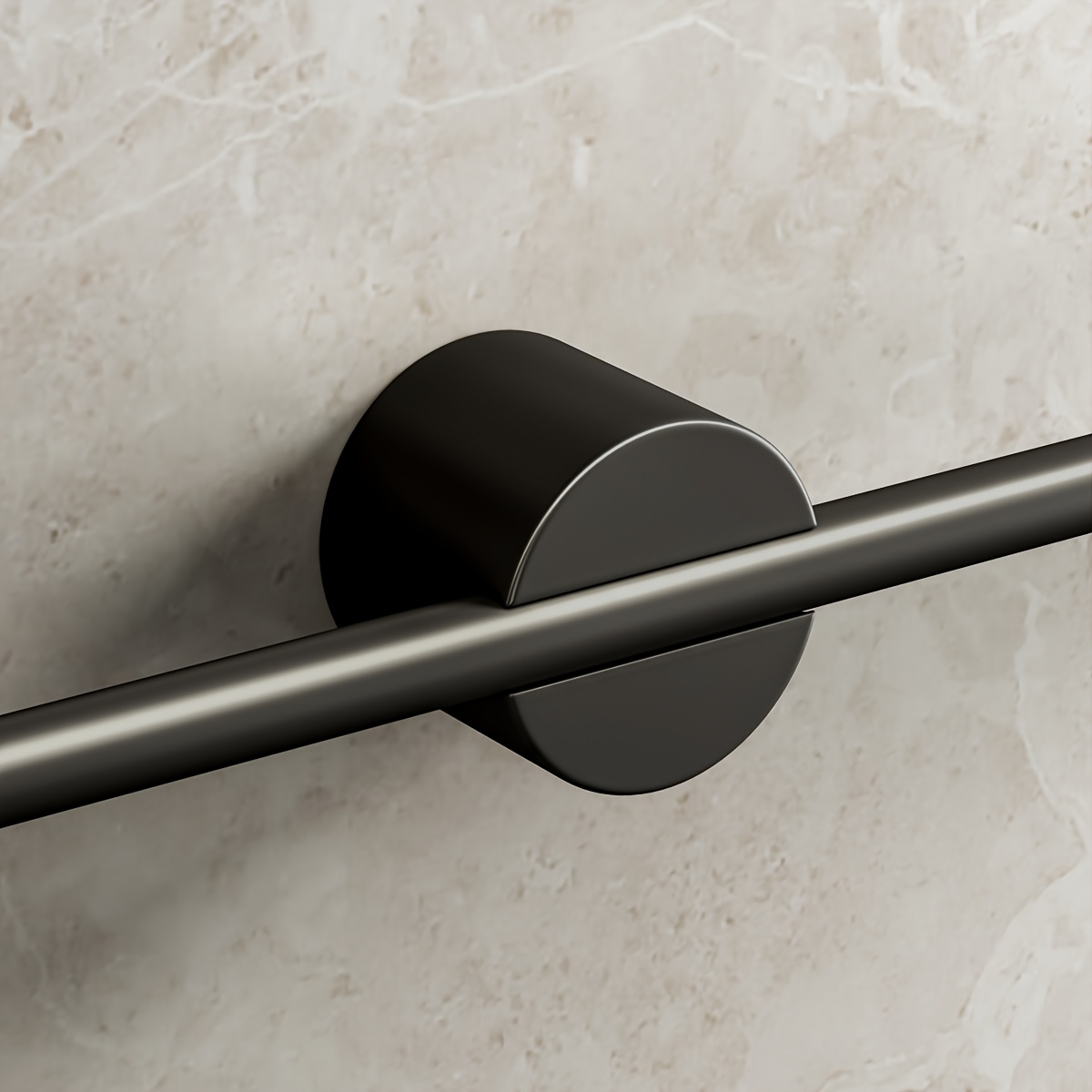 TEMU 2pcs Bathroom Towel Bar, Nail Free, Suitable For Hanging Roll Paper, Towels, And Slippers. Used As A Storage Bar And Bedroom,