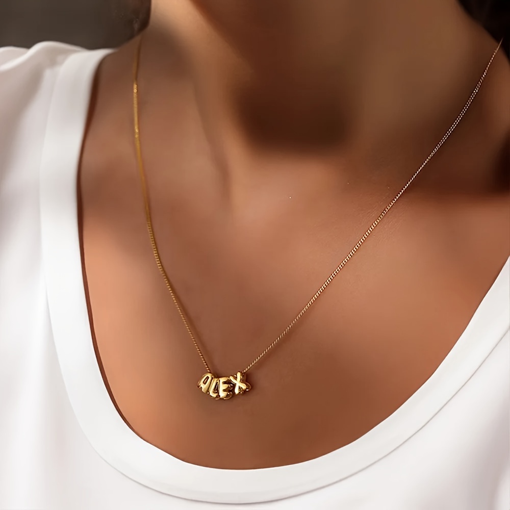 

Personalized 18k Necklace, Steel Pendant For , , Christmas - No , All