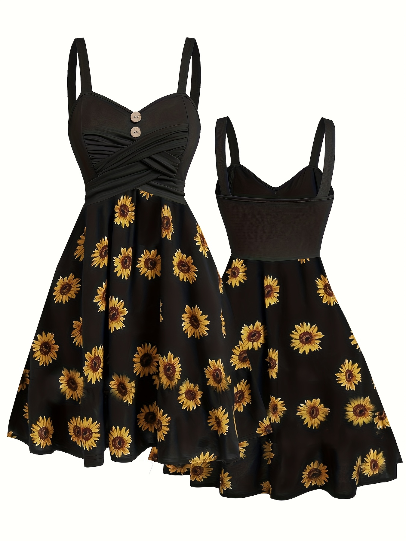 black and yellow plus size dresses Final Sale Plus Size Crew Neck Long Sleeve Mesh Dress in Black and Yellow main image 0