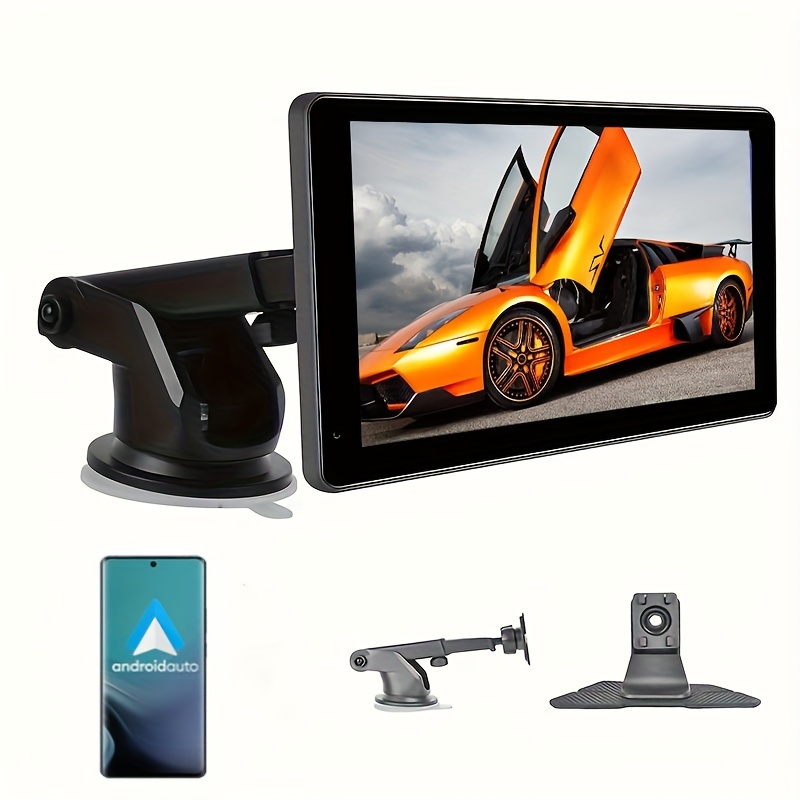 Lecteur de voiture multifonction à écran tactile CarPlay et Android Auto  sans fil 7 '' | ESSGOO