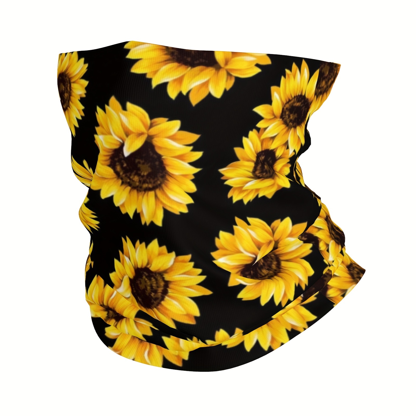 

Sunflower Multifunctional Headscarf Facial Scarf Neck Cover Breathable Mask Headband Neck Gaiter Dust Sun Protectionn Balaclava