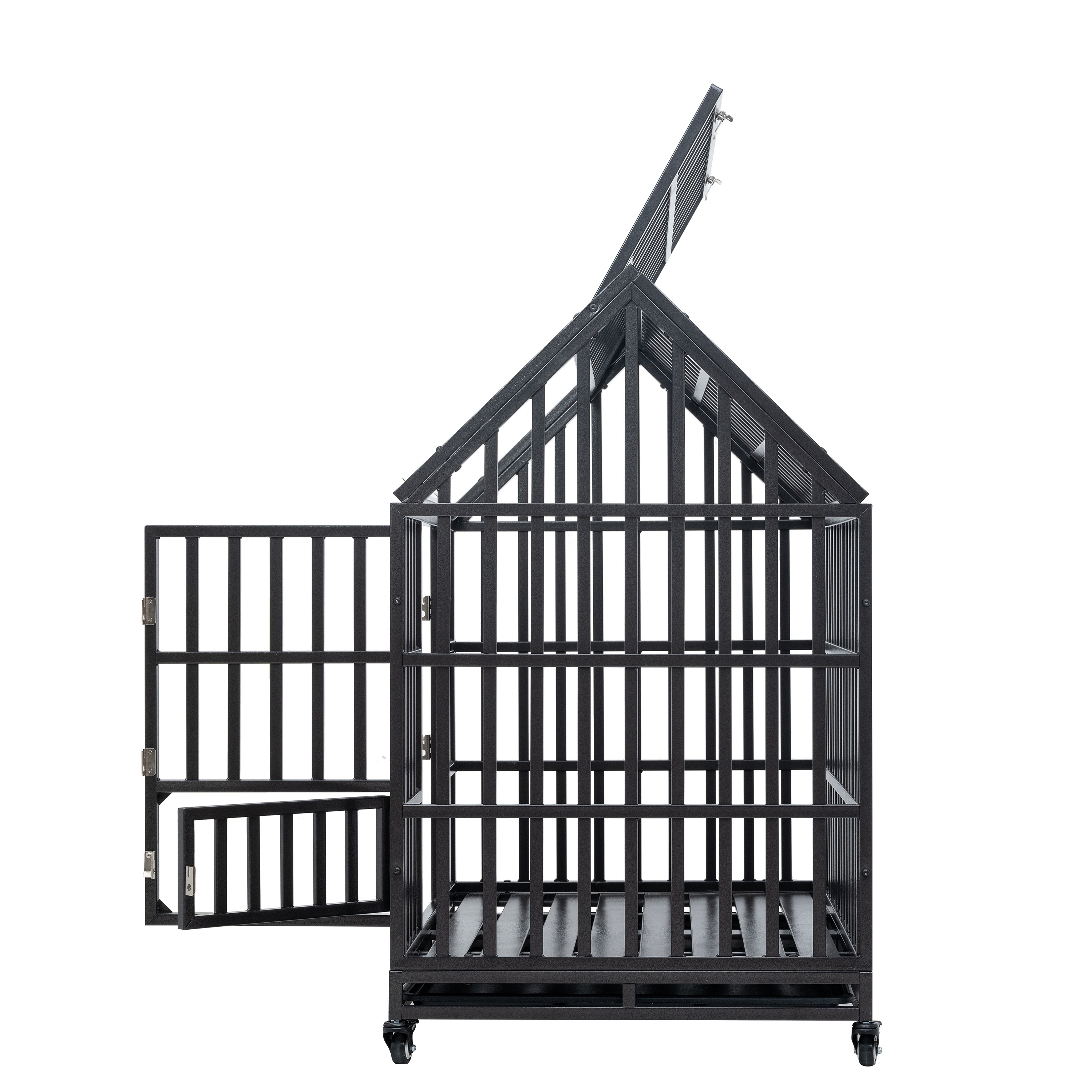 Heavy Duty Dog Cage Large Dog Cage Sturdy Metal Kennel And Cage For 