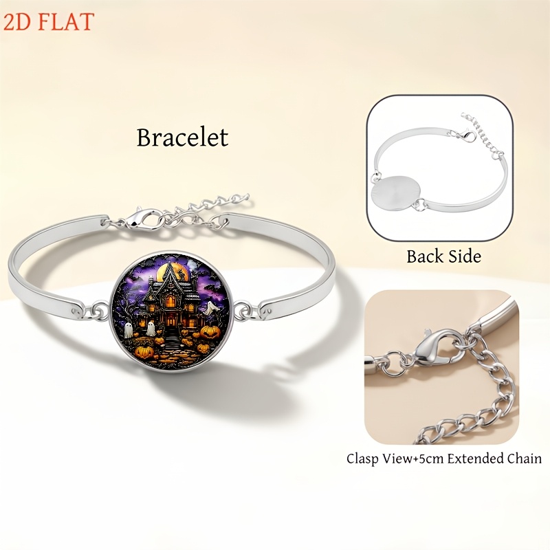 5pc Halloween Haunted House Ladies Jewellery Set