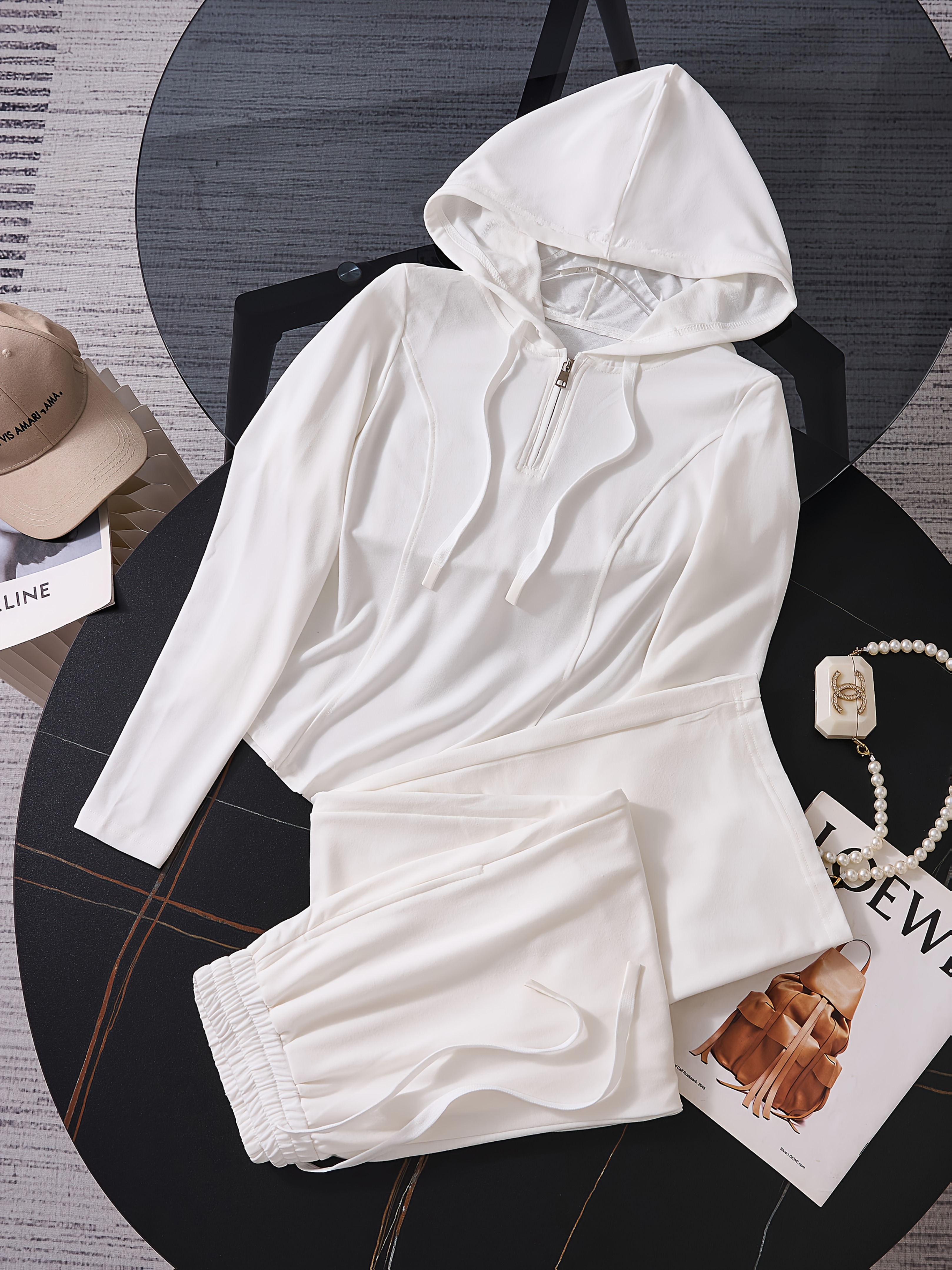 2025 neue ankunft damen casual hoodie hose set chic Temu Austria