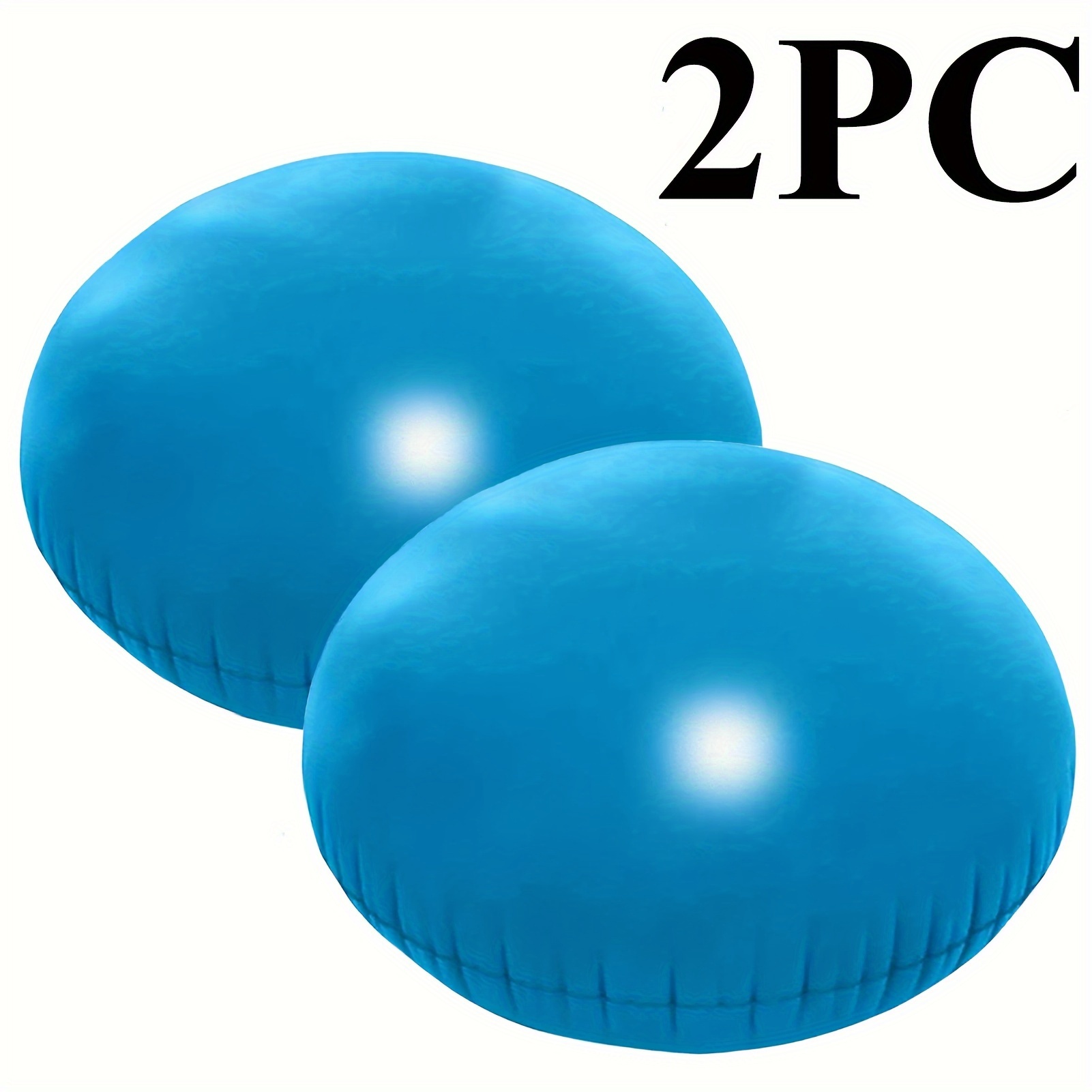 Image of Inflatable Cushions For Covers, Measuring 4 X 4 Feet Round, Designed For Above-ground Pools, Perfect For Winterizing Your Outdoor Swimming Area