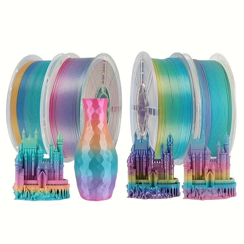 Image of Kingroon Pla 3d Printing Filament Weighs 8.8 Lbs And Features Tri--extrusion With A Diameter Precision Of +/- 0.02mm, Suitable For Most Fdm Printers
