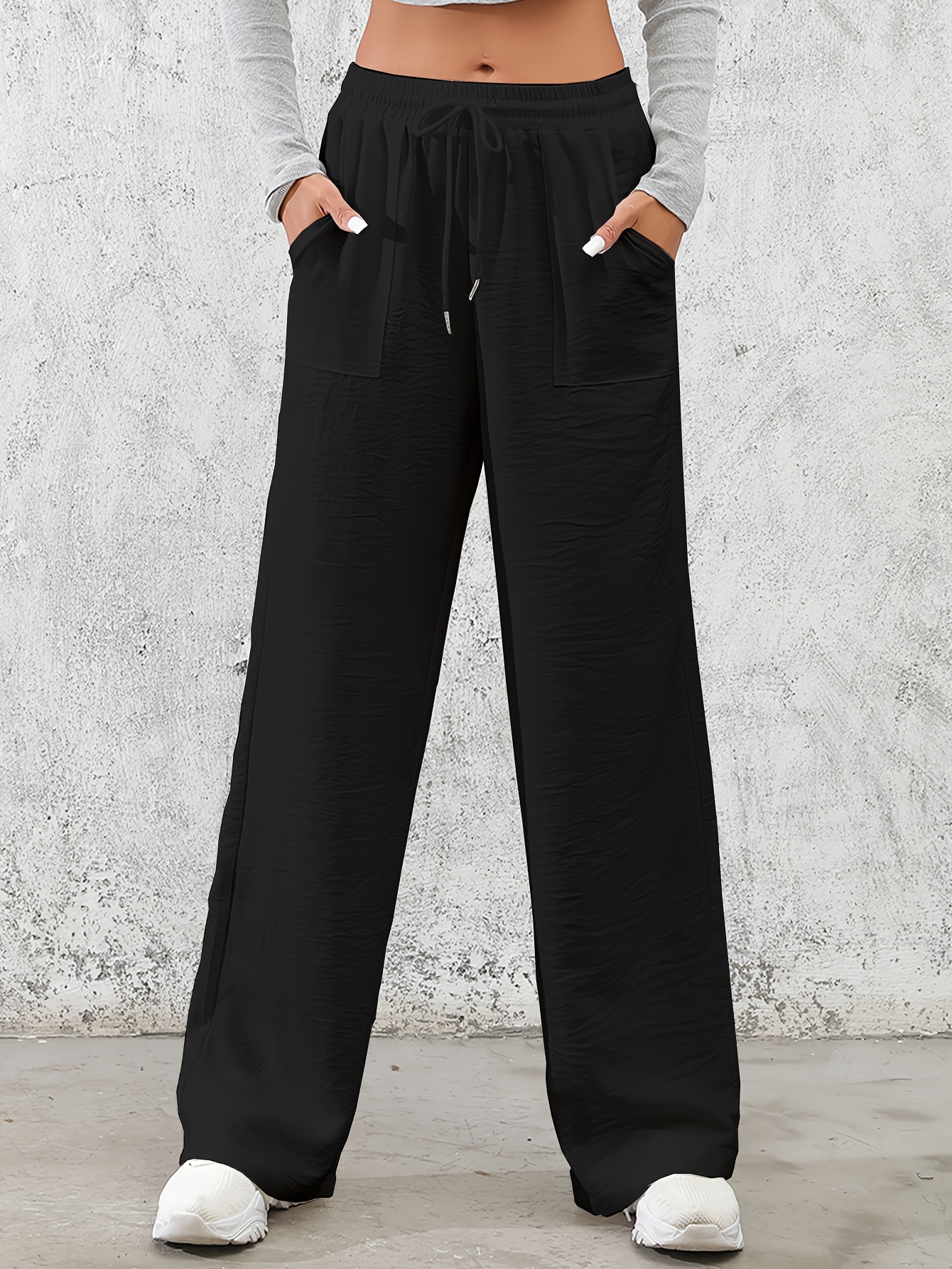 TODAYFUL /Warm Drawstring Pants/BLACK 36