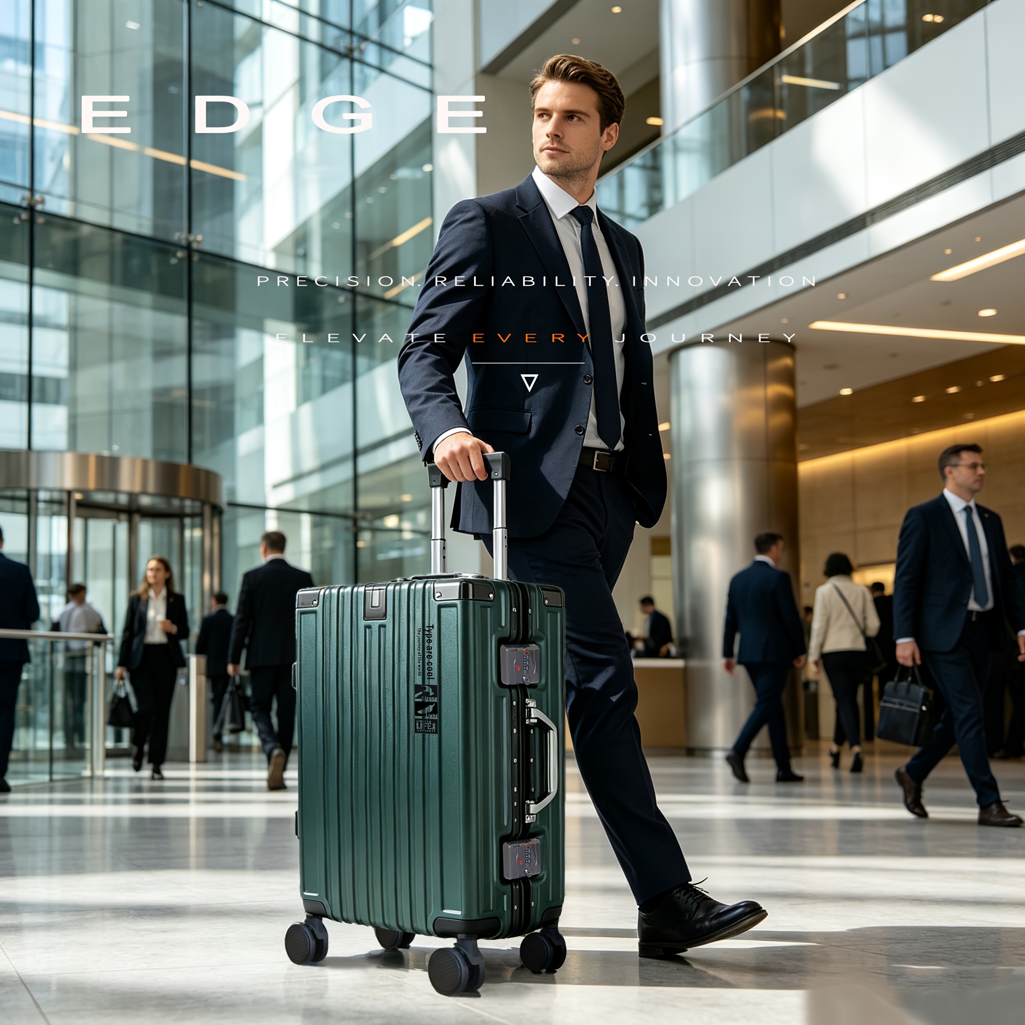 Trolley Case with Combination Lock and Spinner Wheels