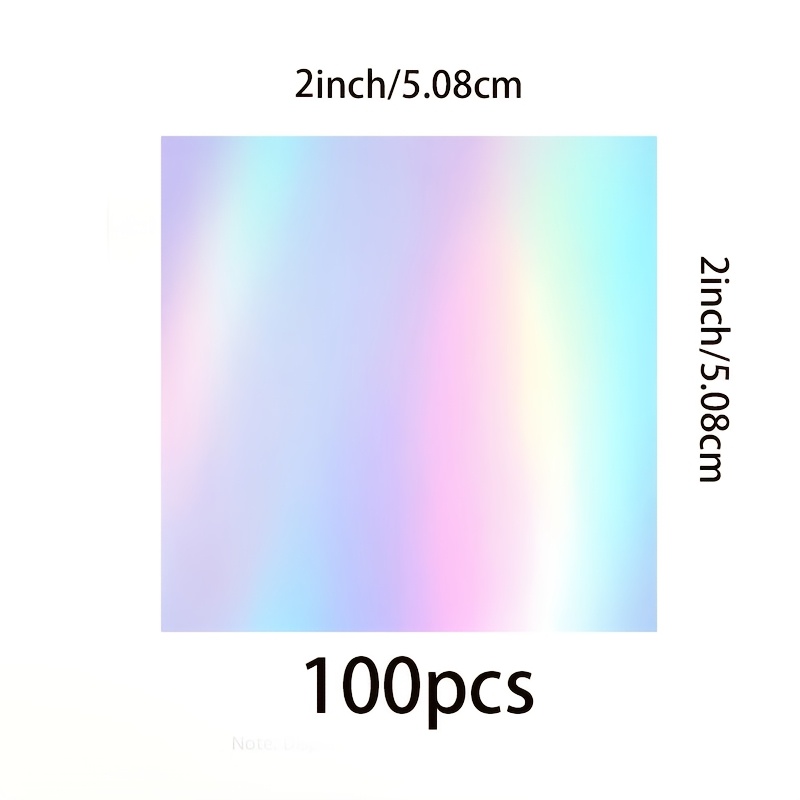 50pcs/100pcs Holographic Instagram Vinyl Printed Stickers, Personalised Ig Stickers, Social Media Stickers, Metallic Qr Stickers
