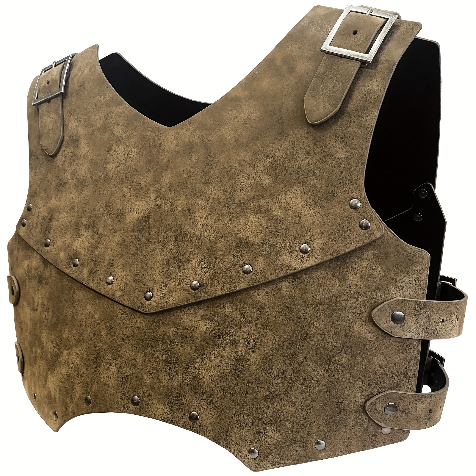Medieval Faux Leather Chest Armor Costume