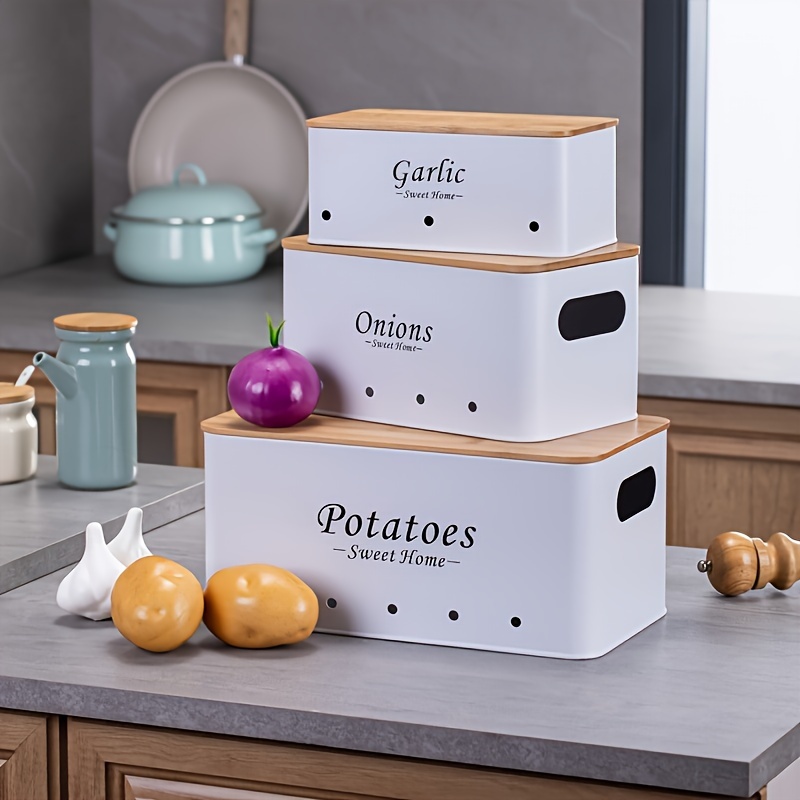 Ensemble De Boites Pour La Cuisine Blanc Et Bois | Maisons Du Monde