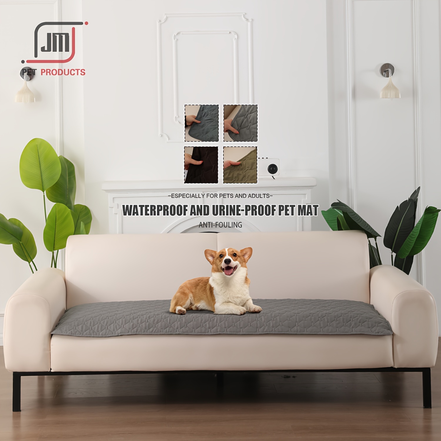 

Waterproof And Anti-slip Pet Mat | Pet Blanket | Pet Furniture Mattress | Waterproof Protective Mat For Pet Sofa