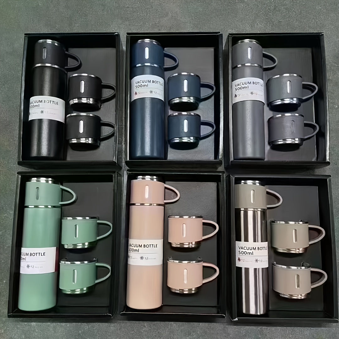 multi functional insulated gift box set 500ml 16 9oz with 2 cup lid sets suitable for hot and cold drinks   gift including business gift box suitable for   camping outdoor activities