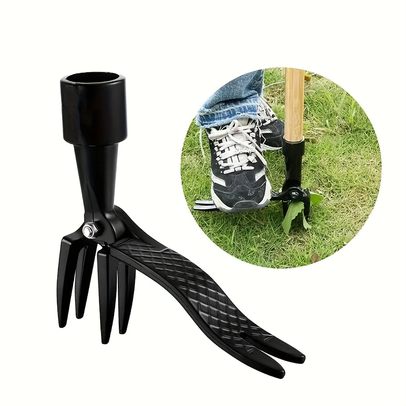 

[ ] -free Weeding Tool 4- Steel - Metal Gardening For Lawn