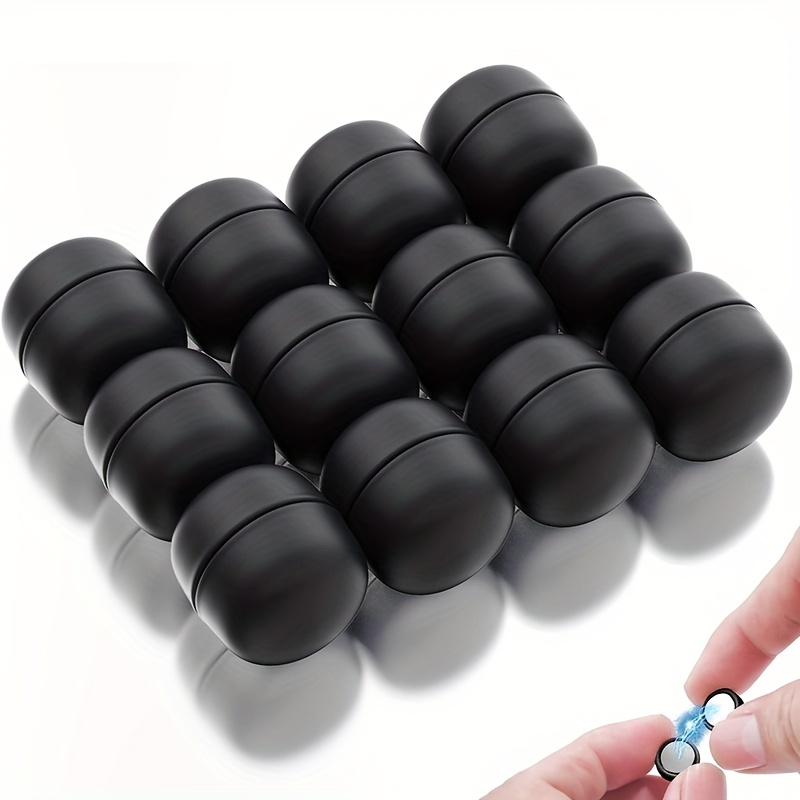 12pcs Magnetic Safety Pins, Classic Round Stable Headscarf Brooches Women's Clothing Scarf Small Headscarf Tidy Headscarf Magnet