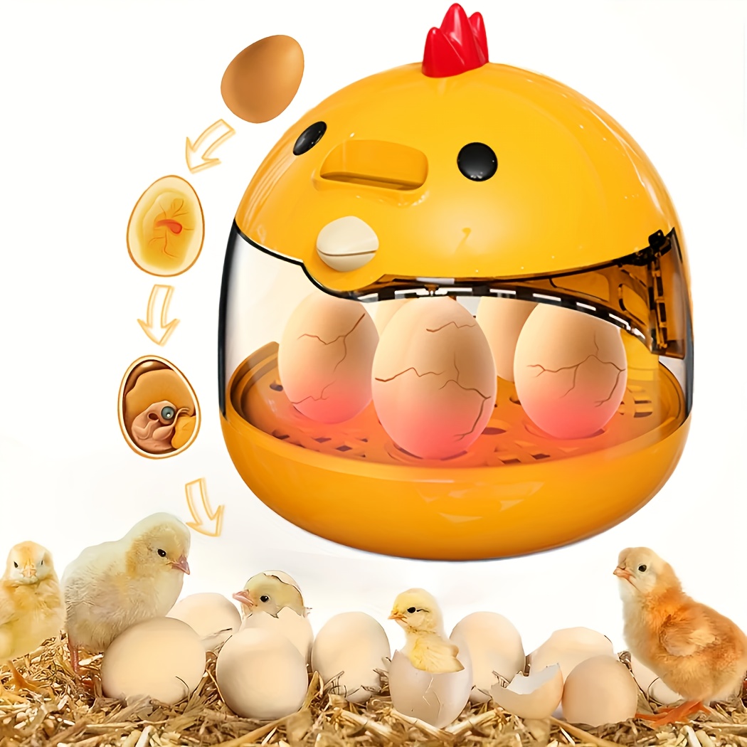 1 X RAW Customer Returns Egg Incubator, 6 Egg Poultry Incubator Digital Hatching Eggs With Fully