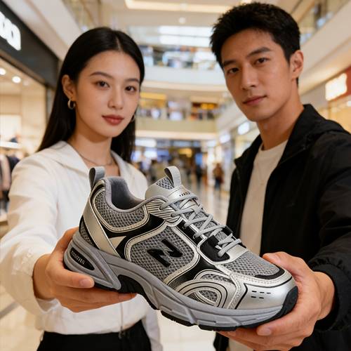 paar schuhe herren und damen freizeit sportschuhe - stilvolles einfarbiges obermaterial (grau/silber/schwarz und weiß), doppellagige leichte und verschleißfeste sohle, low-top schnürschuhe, stofffutter und innensohle, für tägliche freizeit