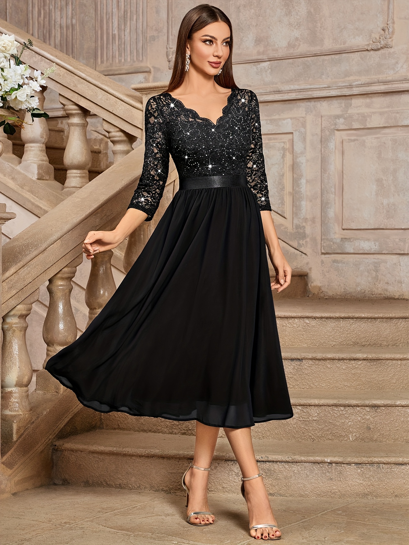 princess polly baby blue dress 10 Easy Black Dress Halloween Ideas