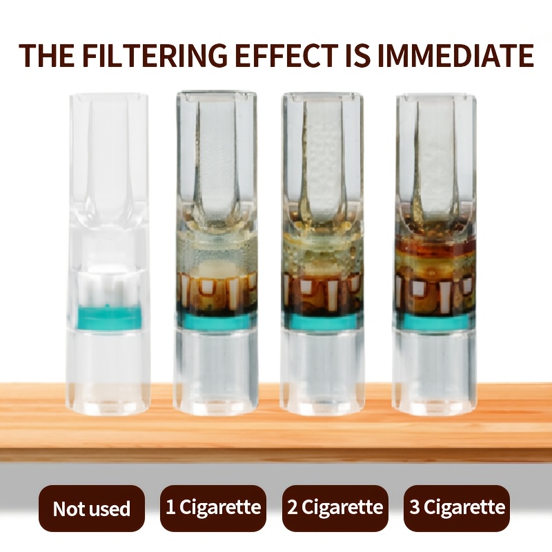 smart filters for cigarettes 100pcs cigarette filters remove tar chemicals reusable