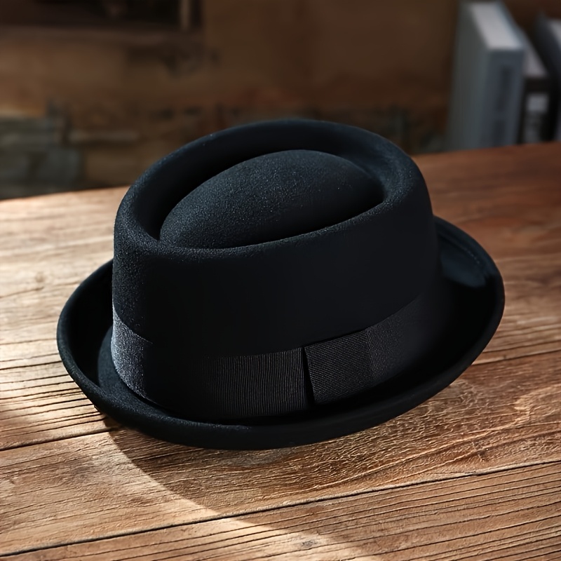 1pc vintage style mens flat hat fashionable fedora Temu