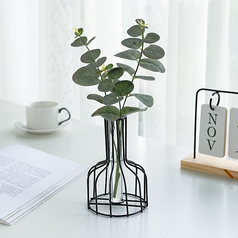 

1pc Modern Minimalist Style Vase Can Hold Flowers, Dried Flowers And , Used To Decorate Bedrooms, , Desks And Living Rooms