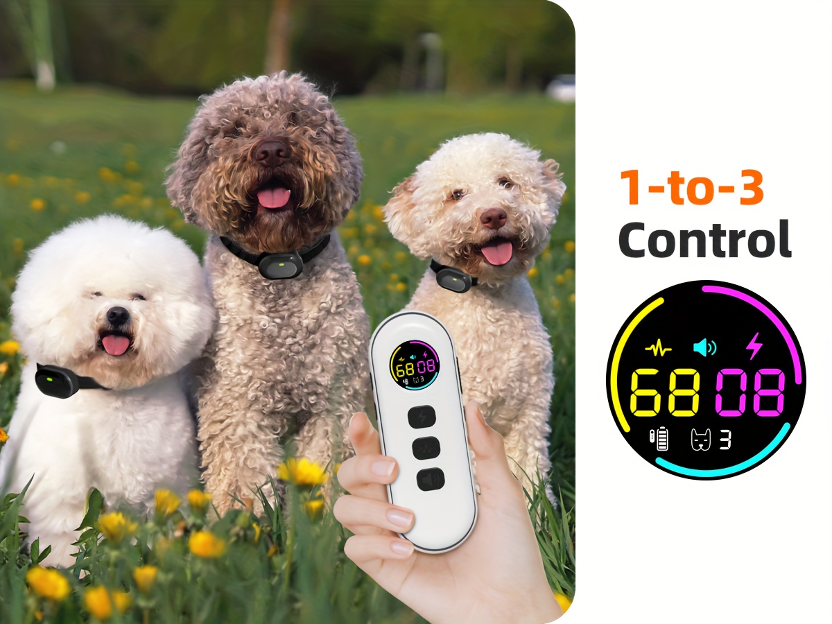 Til små mellemstore hunde 5 2 0 7 kg stødhalsbånd med 1300 fod fjernbetjening 198 niveauer genopladelig gøvibrationstræning effektiv til små mellemstore hunde Produktdetaljer 6