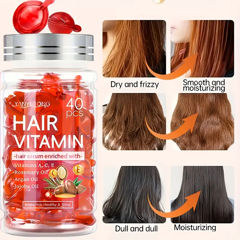 3 botellas*40 cápsulas cabello - Temu