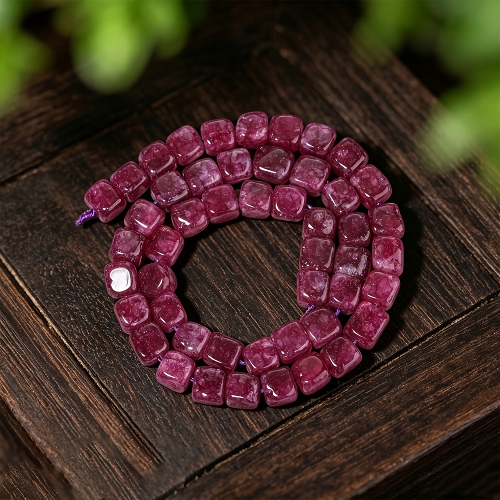 TEMU Grade 5a Natural Carnelian Square Rough Beads, Ideal For And Crafts, Suitable For Making Bracelets, Necklaces, And Earrings. Are An For Birthday