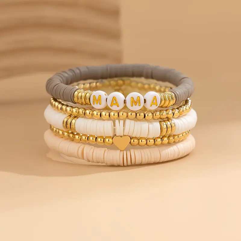 Mothers Day Crafts Halloween Character Charm Beaded Bracelet Craft