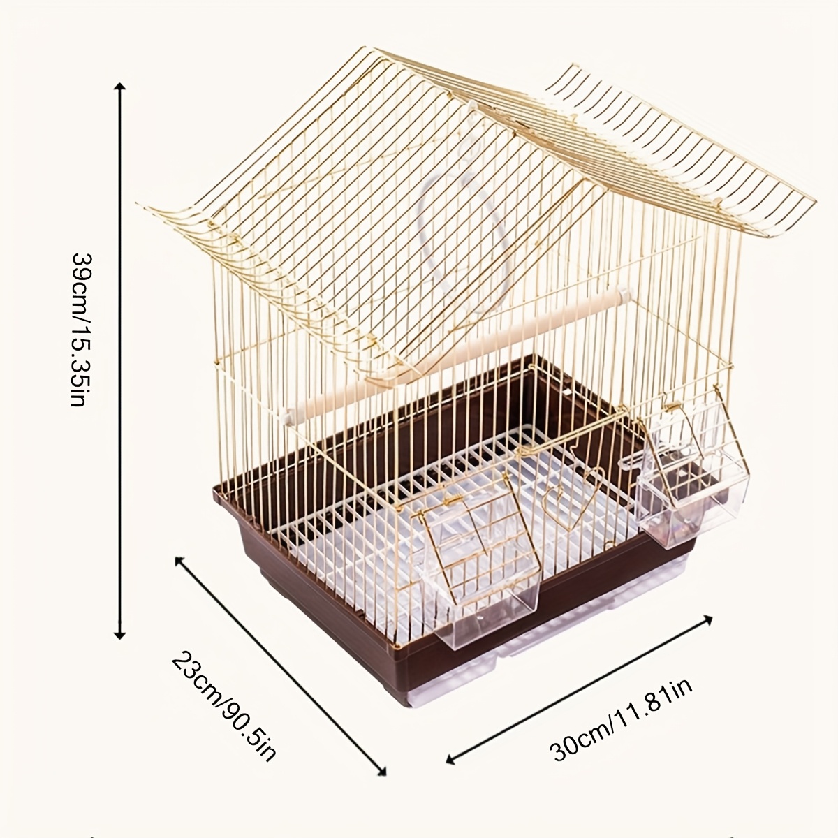 2 Stück Vogel Nistkästen - Brutnest Für Käfige 16x12x11cm Blau