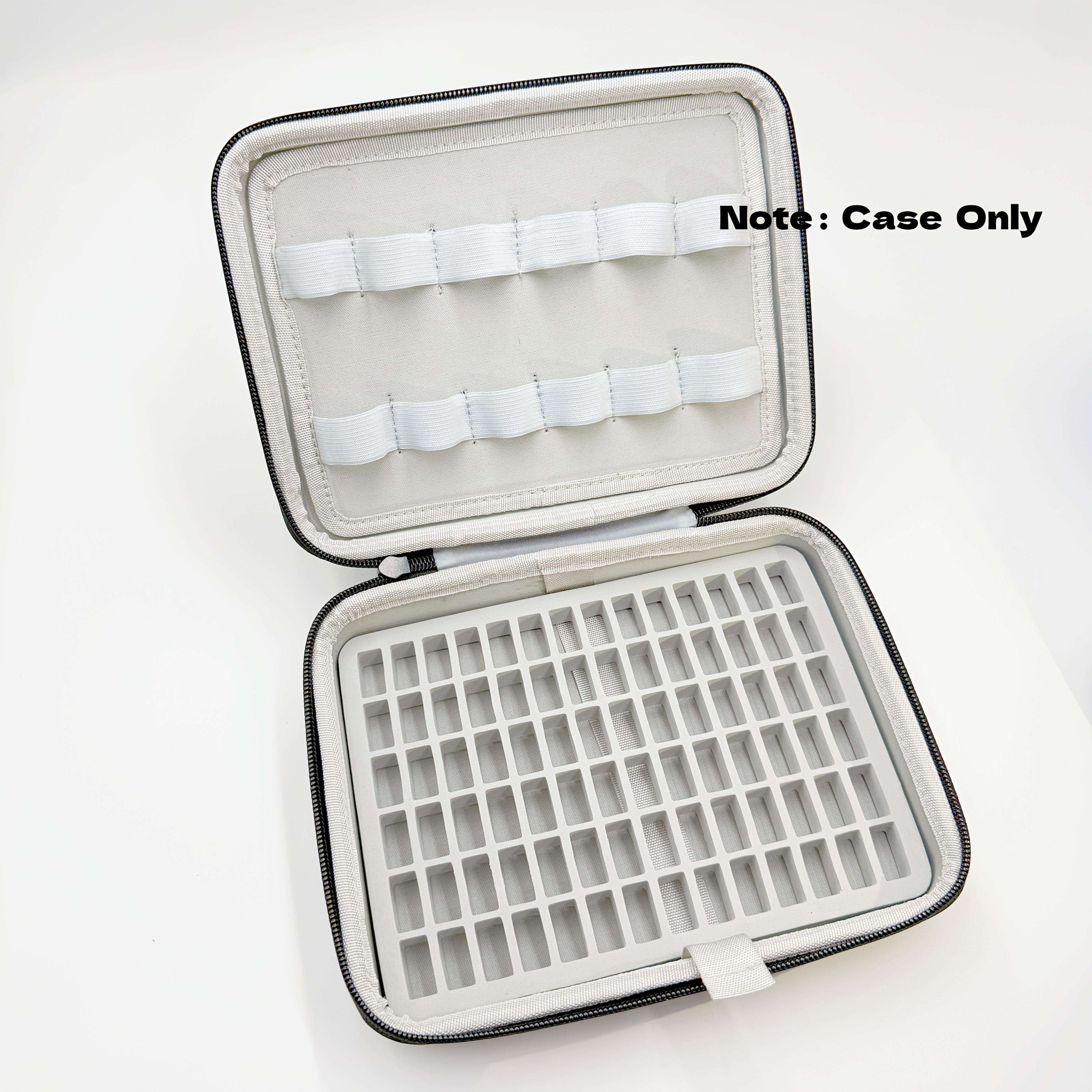 TEMU Scatola organizer professionale in EVA per bobine di filo da cucito, custodia portatile vuota per bobine con fessure protettive, versatile porta
