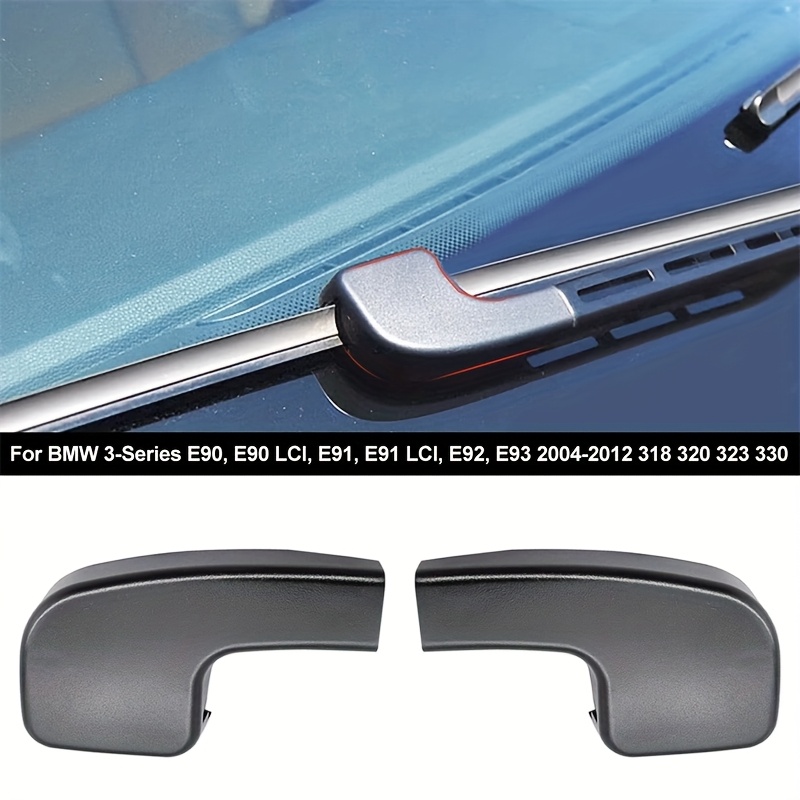 E-shop 2 Stück Scheibenwischerarmabdeckung, passend für BMW 3er E90 E92 E93 M3 328i 335i 61617138990 Frontscheibenschutz Wäscherarmmutter-Ersatz