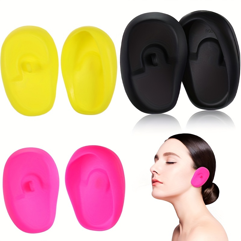 

6pcs Ear Protectors For Dye & Washing - Hairdressing Ear For & Use, Reusable & Accessories