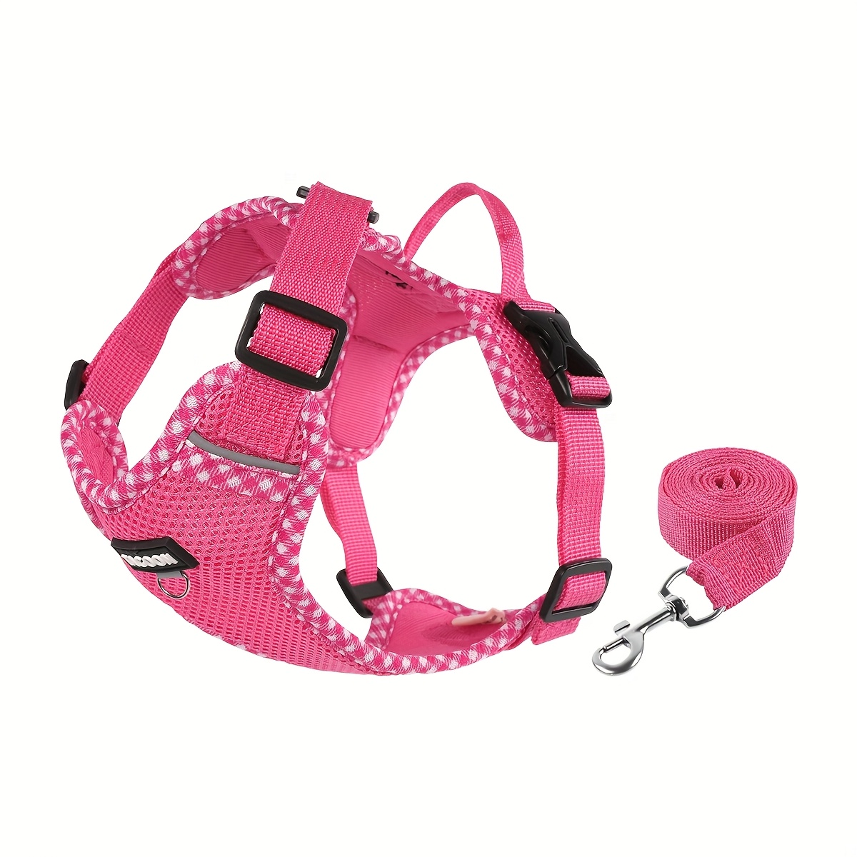 TEMU Small Dog Harness And Leash Set, Set Accessories, Small Dog Harness, Puppy Harness, Dog Training Walking, No-pull Dog Harness, Small Breed