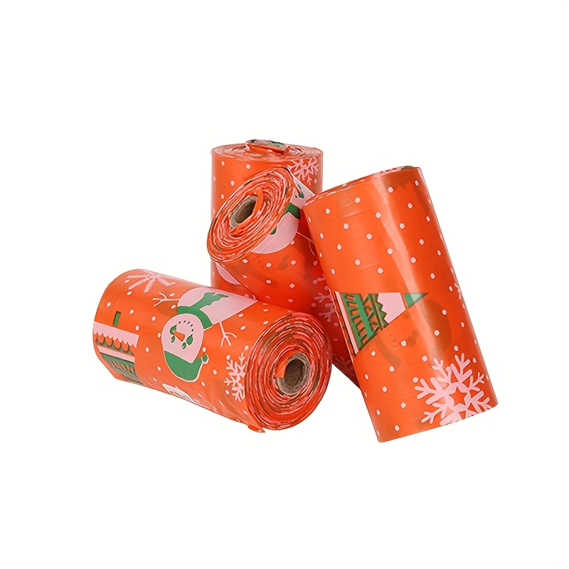 TEMU 4rolls/60pcs, 6rolls/90pcs, 12rolls/180pcs Thick Dog Poop Bags, Leak-proof Poop Bags For Litter, 9x13 Inch Scented Pet Waste Bag For Small -