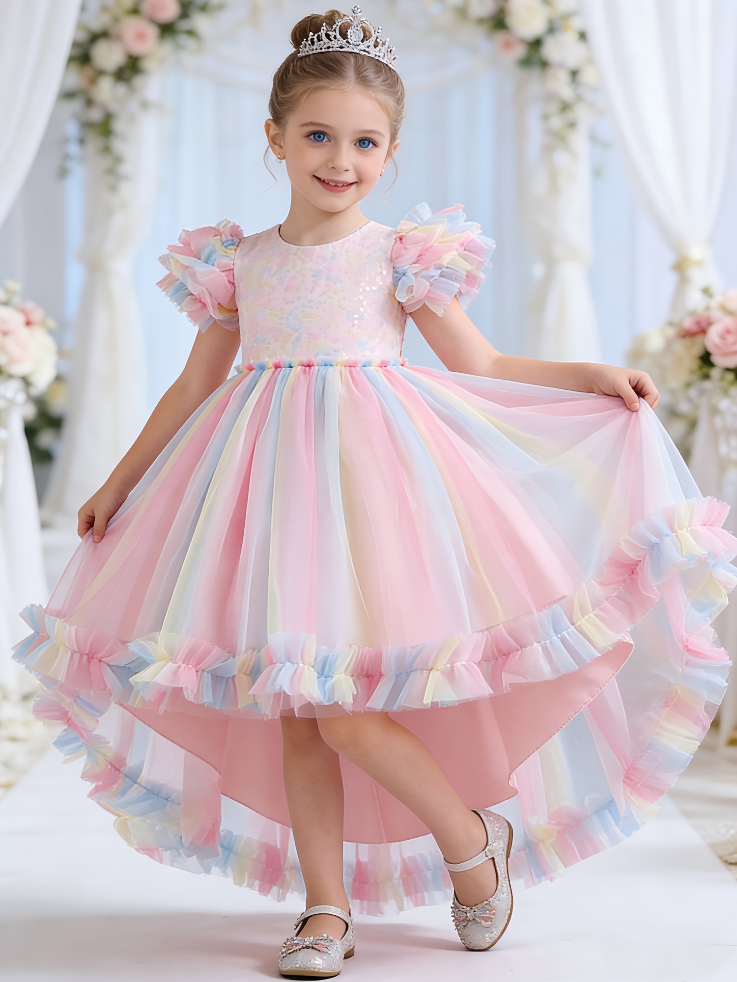 sachin and babi light blue dress Mahaaz - Fairytale Frocks - Bridal Shower Frocks main image 1