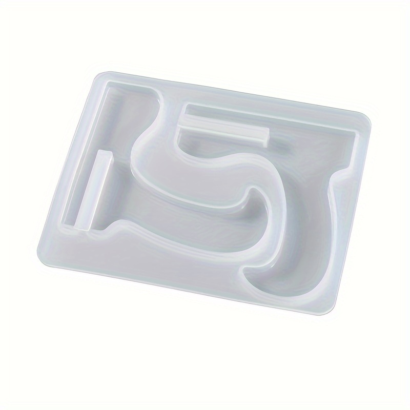 Irregular Display Stand Resin Mold, Plate Holder Silicone Mold For Epoxy Casting, Cell Phone Stand Resin Casting Molds For Home Decoration Art Crafts
