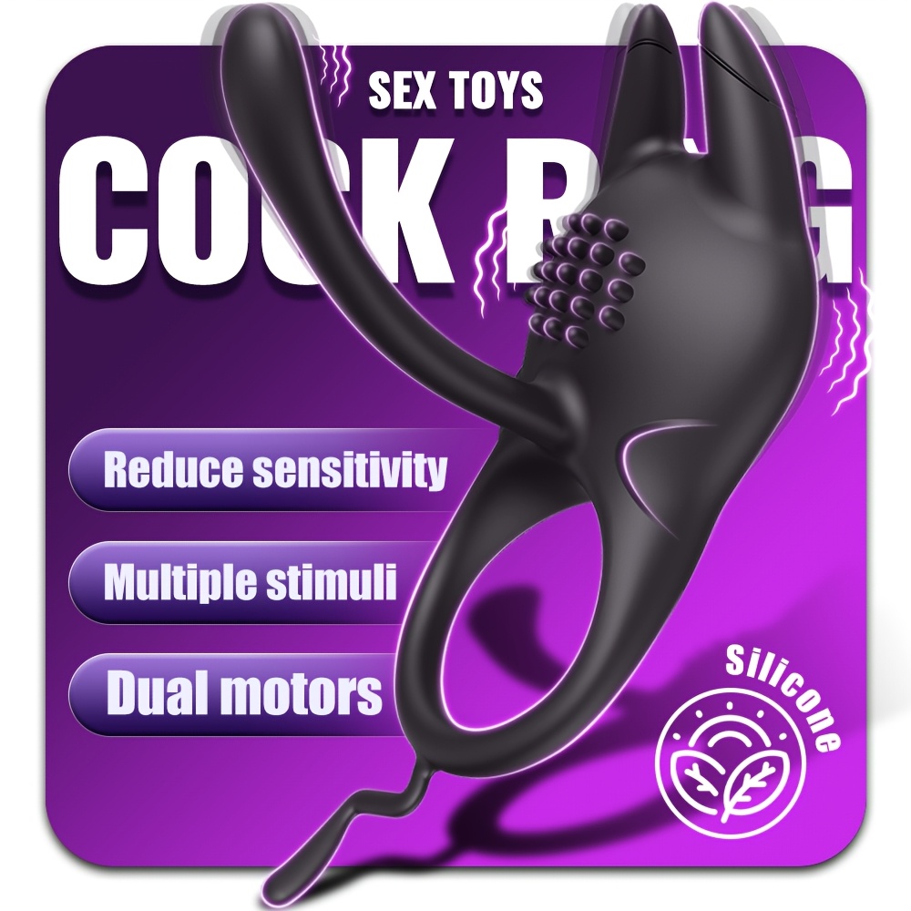 vibrating rooster ring toys men ring - Temu
