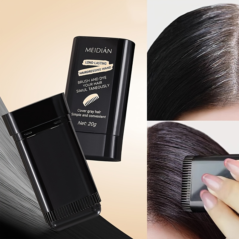 de tinte para el cabello portátil   de 20g - cubrimiento   rápido, aplicación  ,     los tipos de cabello |   crema, diseño elegante,   cepillo aplicador, color del cabello   0