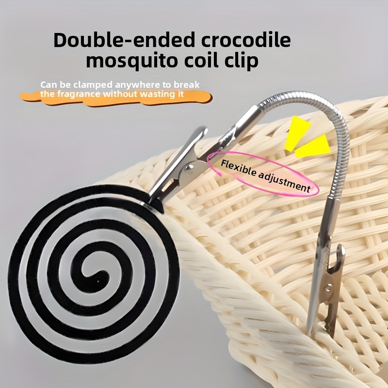a set of 5pcs including a double ended mosquito coil holder a metal business card holder a multi functional alligator clip an stick holder and a   stand Product details 2