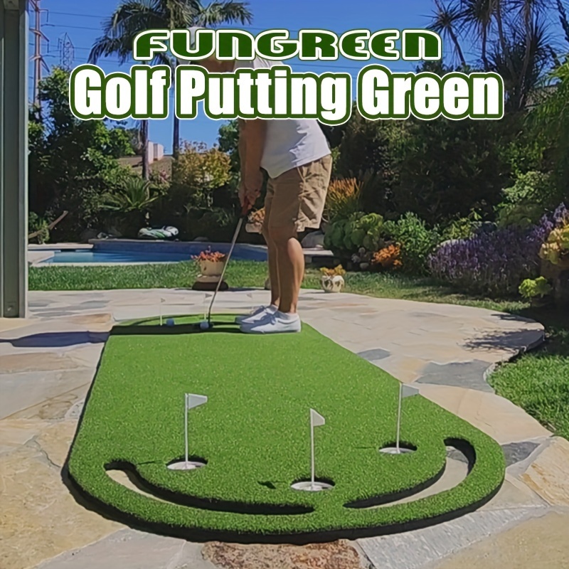 Golf Putting Green Mat, Realistic   With Feel Backing, Indoor/Outdoor Putting Practice, Golf Training Equipment details 2