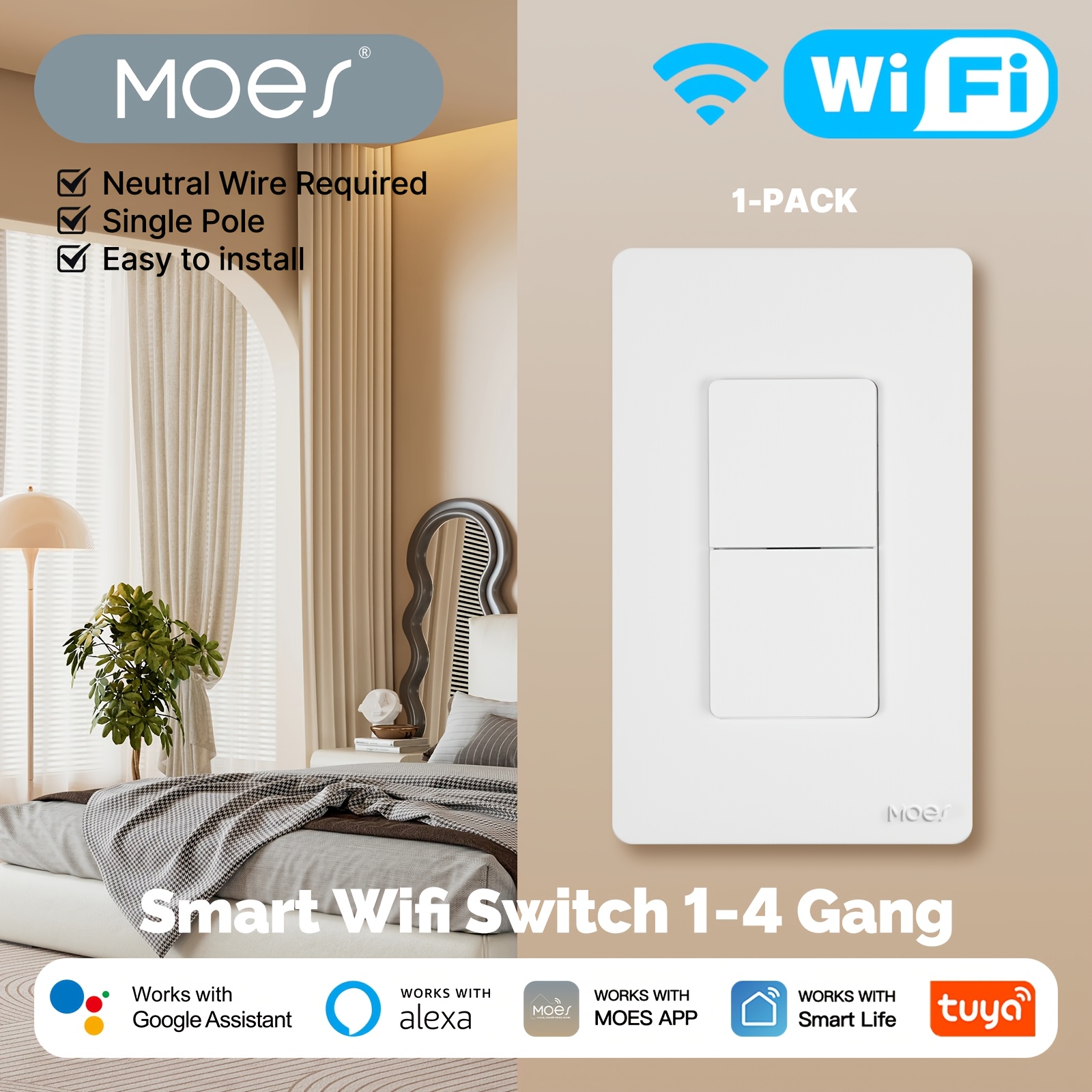 smart light switch sold on Temu United States