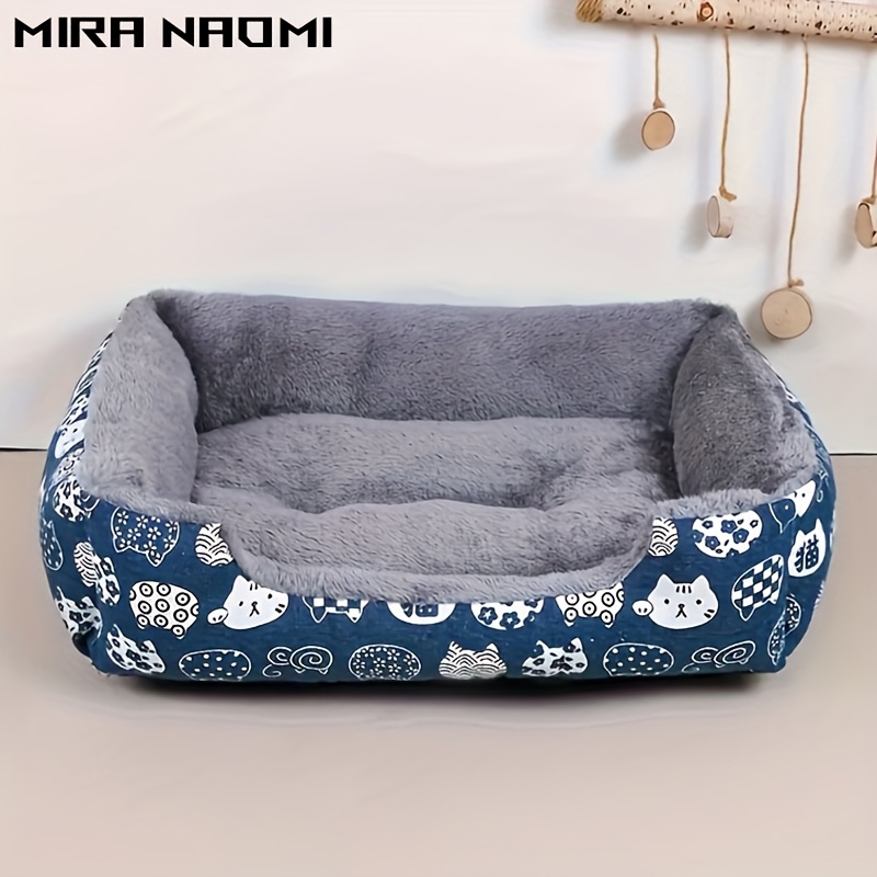 cama ultra-  e pequena para cães compatível com almofada   - design    , sofá pet durável   de limpar, cama aconchegante e   para gatinhos e  , uso interno