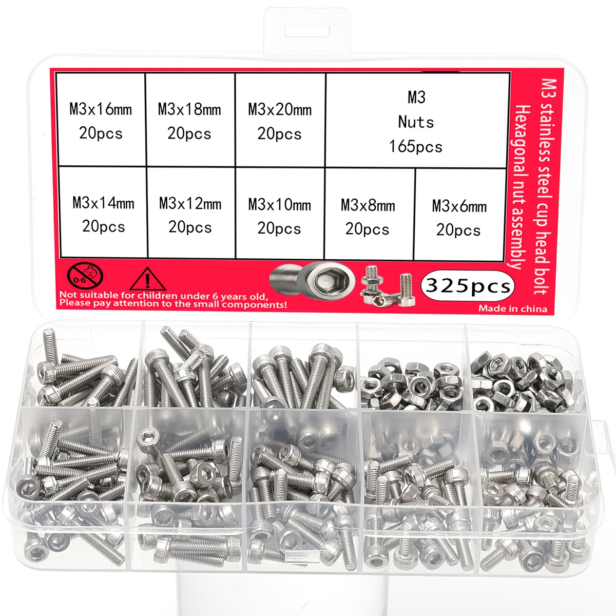 Metrische Pin Hexagon Flachrundkopf A2 / M 5, € 1,00