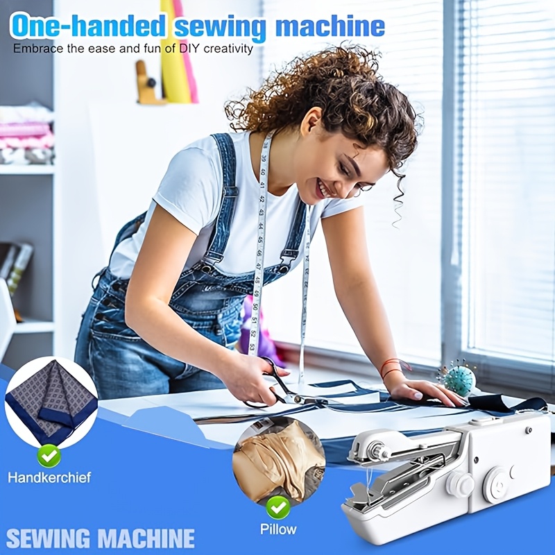 handheld sewing machine mini portable electric sewing machine suitable for quick repairs   design usb powered home and travel clothing repair kit with accessories beginner friendly Product details 6