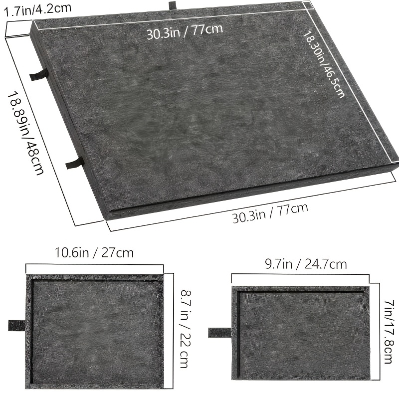 TEMU 1pc 1000pcs Jigsaw Puzzle Board With Drawers, Large-sized Felt Jigsaw Puzzle Table, Portable 6-drawer Classified Storage Jigsaw Puzzle Board,