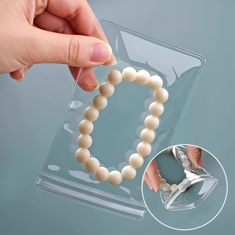 High-Transparency PVC Jewelry Seal Dustproof Bags, Multi-Size