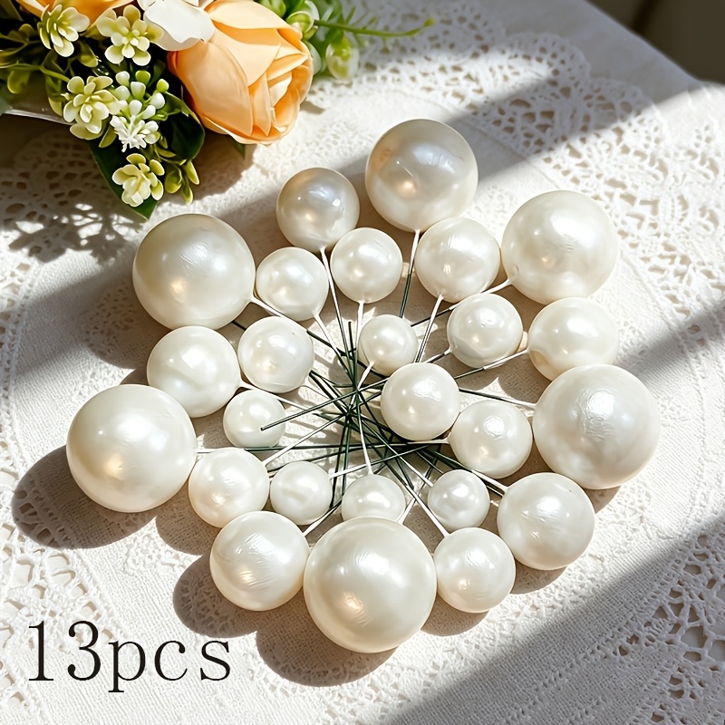 TEMU White Birthday Cake Decoration Foam Balls, Multicolor Toppers, For Holiday And Everyday Color Matching—suitable For Birthdays, Weddings,