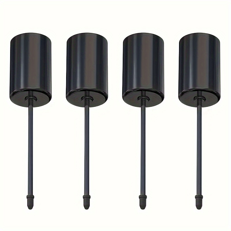 Image of 4pcs/set Black Candle Cups, Wreath Candle Holder, Metal Table Candle Holder With Fixed Tip Candle Decoration For Advent Wreaths, Christmas Decorations, Halloween Room Decorations Gothic, Wedding Props